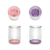 Melli – Σετ ποτήρια με διπλό τοίχωμα 145ml - Pink-Purple