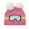 FlapjackKids πλεκτό σκουφάκι γυαλιά του σκι – Ροζ