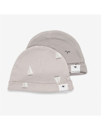 Minene Duo Pack Newborn Hats Boats/Birds (0-3)  |  221300048900M