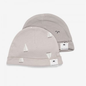 Minene Duo Pack Newborn Hats Boats/Birds (0-3)