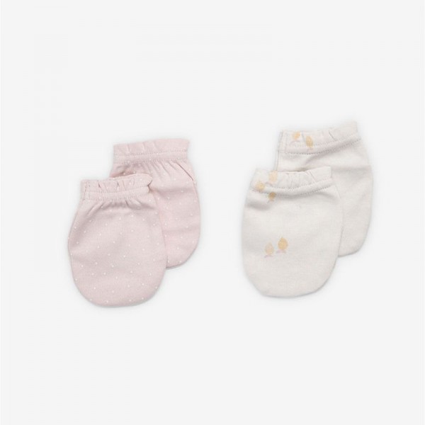 Minene Γαντάκια Νεογέννητου Pink/Lemon