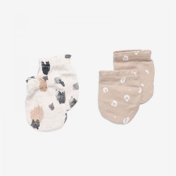 Minene Γαντάκια Νεογέννητου Printed/Cream