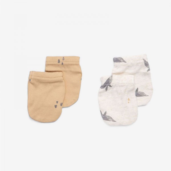 Minene Γαντάκια Νεογέννητου Whale/Ocher