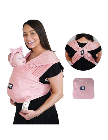 Μάρσιπος Baby K’tan Yoga Heather Coral - Medium