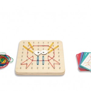 Bs Toys – Δημιουργικός πίνακας με λαστιχάκια (Geoboard)