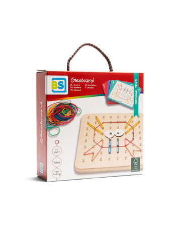 Bs Toys – Δημιουργικός πίνακας με λαστιχάκια (Geoboard)