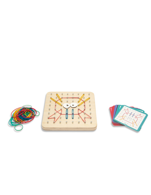 Bs Toys – Δημιουργικός πίνακας με λαστιχάκια (Geoboard)