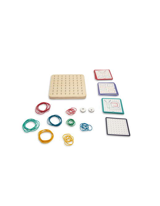 Bs Toys – Δημιουργικός πίνακας με λαστιχάκια (Geoboard)