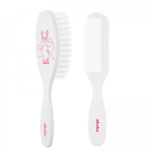 Comb & hairbrush with nylon bristle Lama