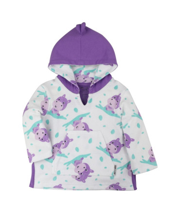Swim Coverup UPF50  hippo 12-24months
