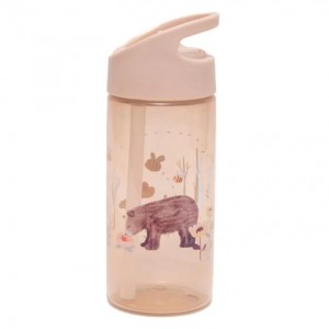 Petit Monkey – Παγούρι Bear linen “White Stars” 380ml