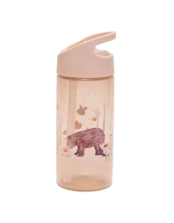 Petit Monkey – Παγούρι Bear linen “White Stars” 380ml