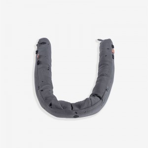Minene Mini Snuggly Crib Bumpers Snake Inside Gray 6x105cm