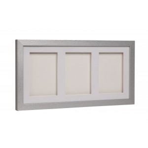 Baby Imprint Frame made of Wood – Silver