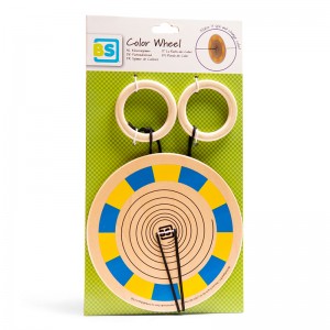 Bs Toys – Ξύλινος Χρωματιστός Τροχός