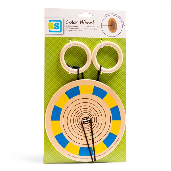 Bs Toys – Ξύλινος Χρωματιστός Τροχός
