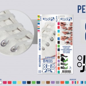 Shoeps, τα κορδόνια που δεν λύνονται 8τεμ. - Pearl