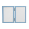 Baby Imprint Frame made of Wood  – Blue (10×15εκ.)