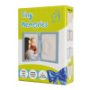 Baby Imprint Frame made of Wood  – Blue (10×15εκ.)
