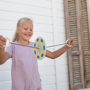 Bs Toys – Ξύλινος Χρωματιστός Τροχός