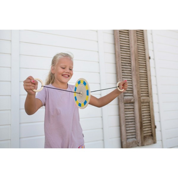 Bs Toys – Ξύλινος Χρωματιστός Τροχός