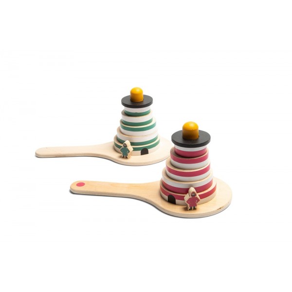 Bs Toys- Ξύλινο Παιχνίδι Ισορροπίας Φάροι