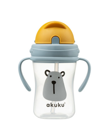 Ποτηράκι με καλαμάκι 300 ml Bear | A0203 Ποτηράκι με καλαμάκι 300 ml Bear | A0203