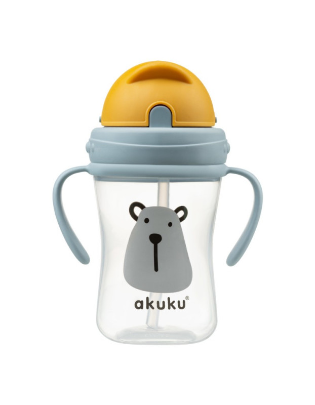 Ποτηράκι με καλαμάκι 300 ml Bear