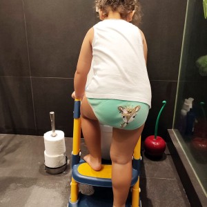 Εκπαιδευτική Σκαλιέρα Τουαλέτας – Blue/Yellow