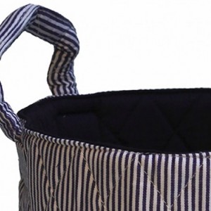 Minene – Μεγάλο Καλάθι Αποθήκευσης Μπλε Navy Ριγέ