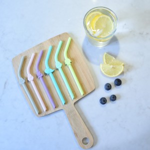 Melii – 6 καλαμάκια σιλικόνης πολλαπλών χρήσεων