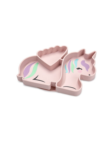 Melii – Πιάτο σιλικόνης με βεντούζα Unicorn  |  MEL17300
