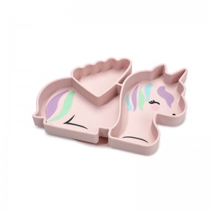 Melii – Πιάτο σιλικόνης με βεντούζα Unicorn