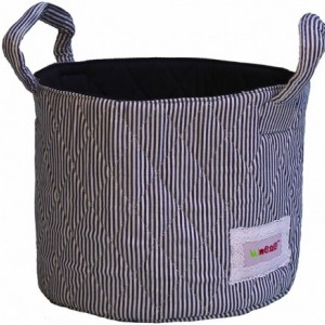 Minene – Μεγάλο Καλάθι Αποθήκευσης Μπλε Navy Ριγέ