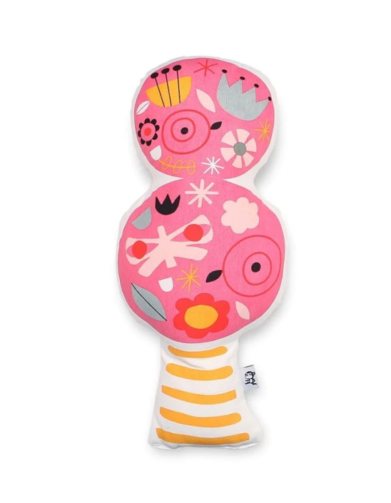 Petit Monkey Kids Throw Pillow Girl 42 cm