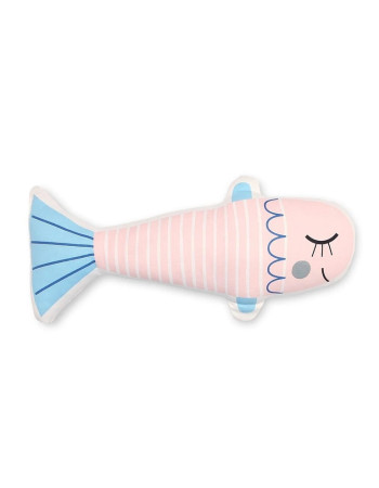 Petit Monkey Kids Bolster Throw Pillow 47cm Pink