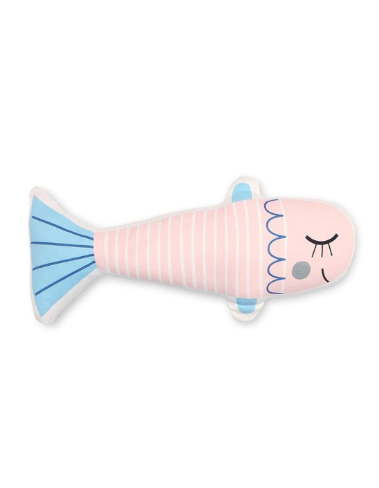 Petit Monkey Kids Bolster Throw Pillow 47cm Pink