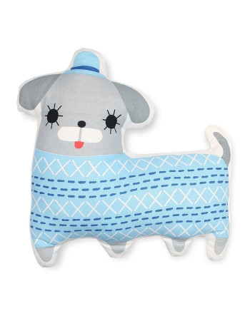Petit Monkey Kids Throw Pillow 47x19cm Light Blue