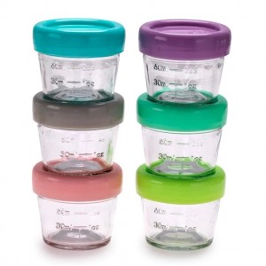 Melii – Γυάλινα δοχέια φαγητού 6τμχ. 118ml