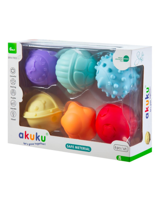 Σετ Sensory Balls (6τμχ)