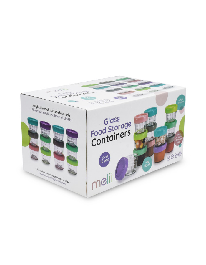 Melii – Γυάλινα δοχέια φαγητού 6τμχ. 118ml | MEL16600 Melii – Γυάλινα δοχέια φαγητού 6τμχ. 118ml | MEL16600