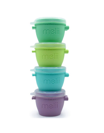 Melii – Silicone Snap & Go Pods 4τεμ. 118ml Melii – Silicone Snap & Go Pods 4τεμ. 118ml