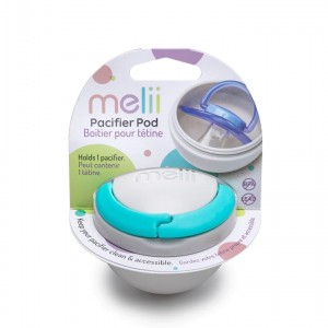 Melii – Θήκη για πιπίλα Grey/Blue