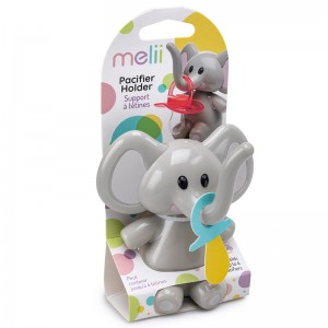 Melii – Stand για πιπίλες Ελεφαντάκι Pink Ears