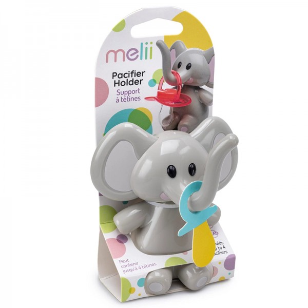 Melii – Stand για πιπίλες Ελεφαντάκι Pink Ears