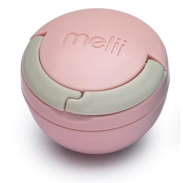 Melii – Θήκη για πιπίλα Pink/Grey