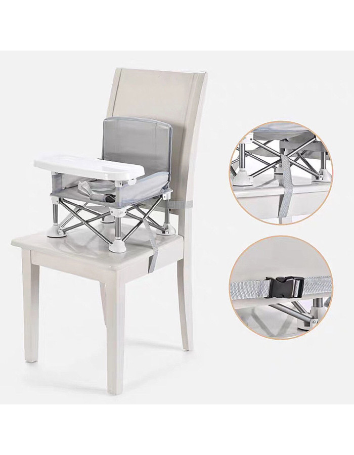 Babywise Pop Seat Booster – Grey  |  BW071