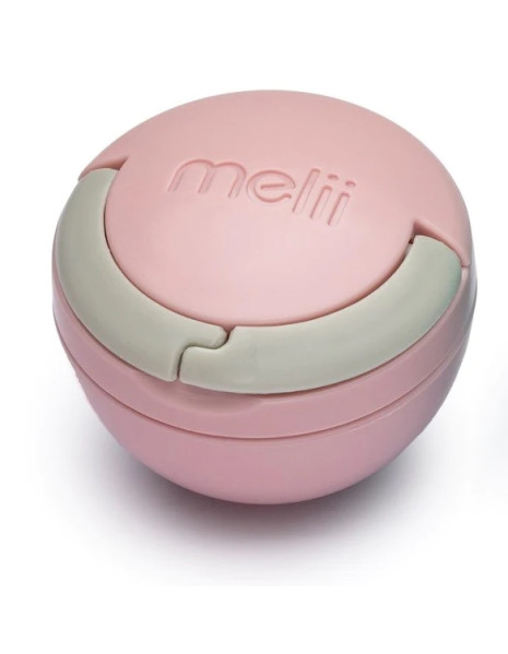 Melii – Θήκη για πιπίλα Pink/Grey
