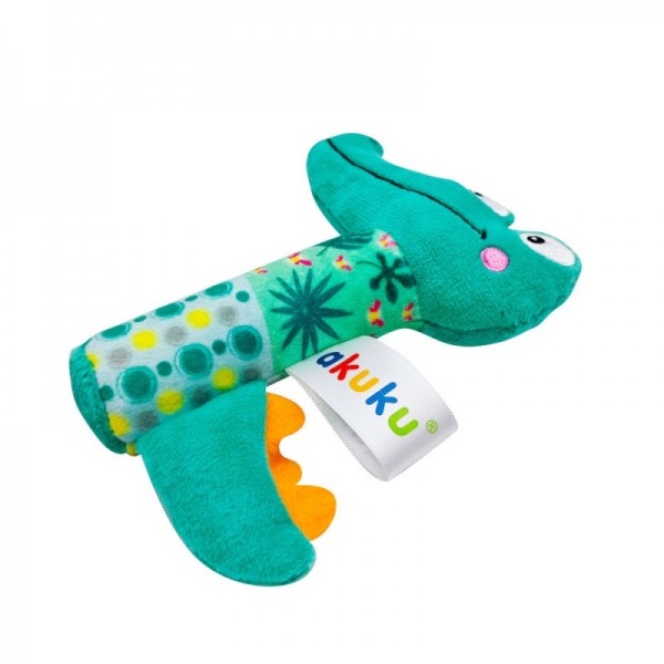 Akuku – Βελούδινη κουδουνίστρα Κροκοδειλάκι