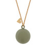 Proud Mama Bola pregnancy necklace Taupe  |  PM-593